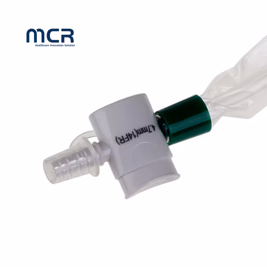 크기 8 Surgitech 개방형 PVC 흡입 카테터