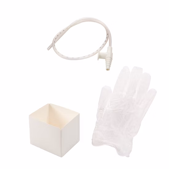 X가 있거나 없는 일회용 의료용 멸균 흡입 카테터 키트