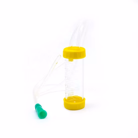 의료용 외과 일회용 PVC 개방형 흡입 카테터